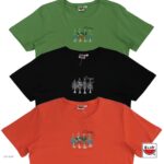 แตงโม (SUIKA) –  เสื้อยืดคอกลมแขนสั้น ผ้าอินเตอร์ล็อก กระเช้าใบไม้ ( E.O-029 )