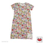 แตงโม (SUIKA) – เสื้อแตงโม เดรสผ้ายืดคอกลม พิมพ์ลายดอกไม้ ( P.DO-032 )