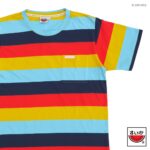 แตงโม (SUIKA) – เสื้อยืดคอกลมติดกระเป๋า ลายริ้วทอ (R.OM-006)