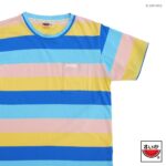 แตงโม (SUIKA) – เสื้อยืดคอกลมติดกระเป๋า ลายริ้วทอ (R.OM-006)