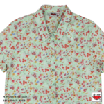 แตงโม (SUIKA) แบบ: คอปกผ่าหน้าเข้ารูปนิดหนึ่งแขนสั้น ผ้าป่านมัสลิน (M.P-094 )