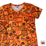 แตงโม (SUIKA) – เสื้อแตงโม เดรสผ้ายืดคอกลม พิมพ์ลายกราฟฟิค( P.DO-125 )