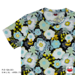 เสื้อแตงโม (SUIKA) – เสื้อยืดคอกลม โปเชียล พิมพ์ลายดอกไม้ ( P.O-126 )
