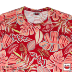 เสื้อแตงโม (SUIKA) – เสื้อยืดคอกลม โปเชียล พิมพ์ลายใบไม้ ( P.O-124 )