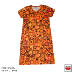 แตงโม (SUIKA) – เสื้อแตงโม เดรสผ้ายืดคอกลม พิมพ์ลายกราฟฟิค( P.DO-125 )