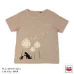 แตงโม (SUIKA) – เสื้อแตงโม คอปาดแขนสั้น ผ้าสลาฟ พิมพ์ลายดอกไม้ ( PL.C-076 084 093 118 124 125 156 127 )