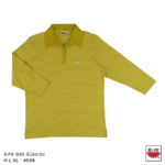 แตงโม (SUIKA) – เสื้อคอปกปีกนก ลายริ้ว ปักแตงโมตรงอกซ้าย แขนสามส่วน ( R.P3-030 )