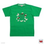 เสื้อแตงโม (SUIKA) เสื้อยืดคอกลมแขนสั้นลายปักนก ( E.O-013 )