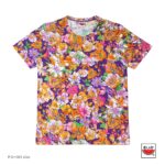 แตงโม (SUIKA) – เสื้อแตงโม เสื้อยืดคอกลม ลายดอกไม้ ( P.O-061 )