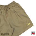 เสื้อแตงโม (SUIKA) – กางเกงขาสั้นเอวยางยืดเจาะกระเป๋าสองข้าง ผ้าไม่ยืด (PT.PS-FS)