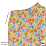 เสื้อแตงโม (SUIKA) – เสื้อแตงโม กางเกงเอวยางยืดขาสั้น พิมพ์ลายดอกไม้ (P.PS-108)