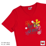 เสื้อแตงโม (SUIKA) – เสื้อยืดวีแขนสั้น ปักและพิมพ์ลาย   (E.V-104)