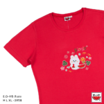 เสื้อแตงโม (SUIKA) – เสื้อยืดคอกลมแขนสั้น ปักและพิมพ์ลาย   (E.O-115)