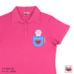 เสื้อแตงโม (SUIKA) – เสื้อยืดคอปกแขนสั้น ลายปักแต่งกระเป๋า (E.P-024)