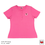 เสื้อแตงโม (SUIKA) – เสื้อยืดคอกลมเจาะสาบแขนสั้น ลายหัวใจ E.OF-097