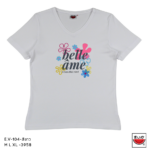 เสื้อแตงโม (SUIKA) – เสื้อยืดวีแขนสั้น ปักและพิมพ์ลาย   (E.V-104)