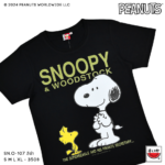 เสื้อแตงโม (SUIKA) – เสื้อยืดคอกลมแขนสั้น ลายสนูปปี้  (SN.O-107)