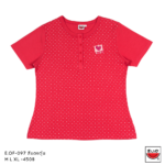 เสื้อแตงโม (SUIKA) – เสื้อยืดคอกลมเจาะสาบแขนสั้น ลายหัวใจ E.OF-097