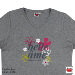 เสื้อแตงโม (SUIKA) – เสื้อยืดวีแขนสั้น ปักและพิมพ์ลาย   (E.V-104)