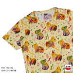 แตงโม (SUIKA) – เสื้อแตงโม เสื้อยืดคอกลม พิมพ์ลายคาปิบาร่า (P.O-176)