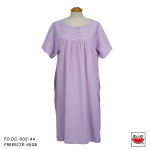 เสื้อแตงโม (SUIKA) – คอปาดเดรสชุดนอนตัวยาว ลายปักดอกไม้ ( FO.DC-001 002 003 004 )