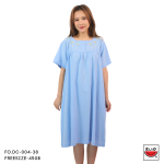 เสื้อแตงโม (SUIKA) – คอปาดเดรสชุดนอนตัวยาว ลายปักดอกไม้ ( FO.DC-001 002 003 004 )