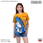 เสื้อแตงโม (SUIKA) – เสื้อยืดคอกลม สนูปปี้ โปเชียลลายSNOOPY  (SN.PO-035)