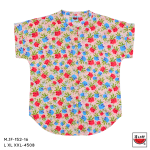 เสื้อแตงโม (SUIKA) – คอจีนเล็กแขนสั้น (ผ้าป่านมัสลิน) (M.JF-152)