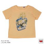 เสื้อแตงโม (SUIKA) – เสื้อแตงโม คอปาดแขนสั้น ผ้าสลาฟ พิมพ์ลายดอกไม้ ( PL.C )