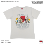 เสื้อแตงโม (SUIKA) – เสื้อยืดคอกลม สนูปปี้ ลาย Snoopy and the gangs  (SN.O-130)