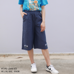 เสื้อแตงโม (SUIKA) – กางเกงขาบาน 4 ส่วน เอวยางยืด ผ้าลินินสแปนเด็กซ์ (PT.P5-LEAH )