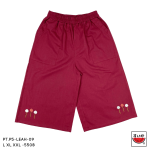 เสื้อแตงโม (SUIKA) – กางเกงขาบาน 4 ส่วน เอวยางยืด ผ้าลินินสแปนเด็กซ์ (PT.P5-LEAH )