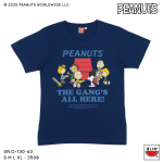 เสื้อแตงโม (SUIKA) – เสื้อยืดคอกลม สนูปปี้ ลาย Snoopy and the gangs  (SN.O-130)