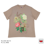 เสื้อแตงโม (SUIKA) -เสื้อยืดคอกลมแขนสั้นเบิ้ลปลายแขน ลายพิมพ์ลายพาติชอล  (PLI.OFS-212 211 192 118 130)