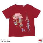 เสื้อแตงโม (SUIKA) – เสื้อแตงโม คอปาดแขนสั้น ผ้าสลาฟ พิมพ์ลายดอกไม้ ( PL.C-161 191 194 181 )