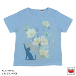 เสื้อแตงโม (SUIKA) – เสื้อแตงโม คอปาดแขนสั้น ผ้าสลาฟ พิมพ์ลายดอกไม้ ( PL.C-161 191 194 181 )