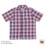 เสื้อแตงโม (SUIKA) เสื้อเชิ๊ตคอปกแขนสั้น ลายสก๊อต (ผ้าไม่ยืด) ( SC.PM-217 216 215 213 214 )