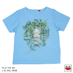 เสื้อแตงโม (SUIKA) – เสื้อแตงโม คอปาดแขนสั้น ผ้าสลาฟ พิมพ์ลายดอกไม้ ( PL.C )