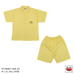 เสื้อแตงโม (SUIKA) – เซ็ทชุดนอนผ้าคอตตอนซาตินสื้อคู่กางเกงขาสั้น ลายปักดอกไม้ (ST.PSSET-008 009 010)