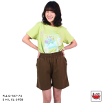 เสื้อแตงโม (SUIKA) -เสื้อยืดคอกลมแขนสั้น ลายพิมพ์ลายพาติชอล  (PLI.O-191 194 187)